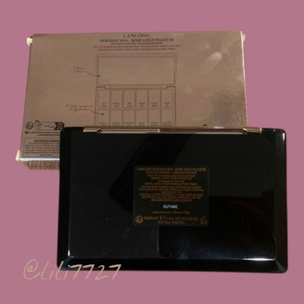 Lancome Holiday Rose Gold Palette And YSL Myself Edp .04flOz Spray Mens NIB - Picture 12 of 13